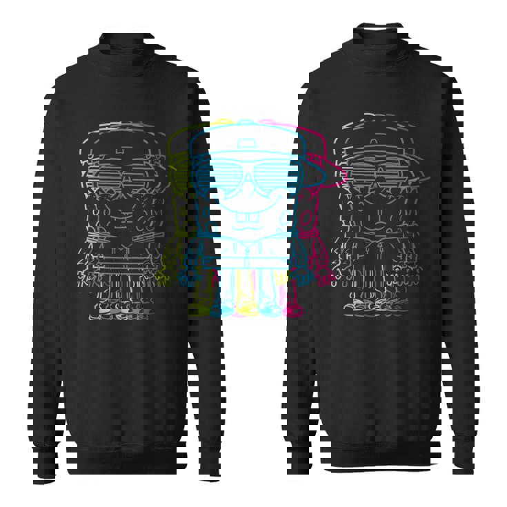 Bob Esponja Pantalones Cuadrados Personaje Bob Esponja 3D Camisa de entrenamiento