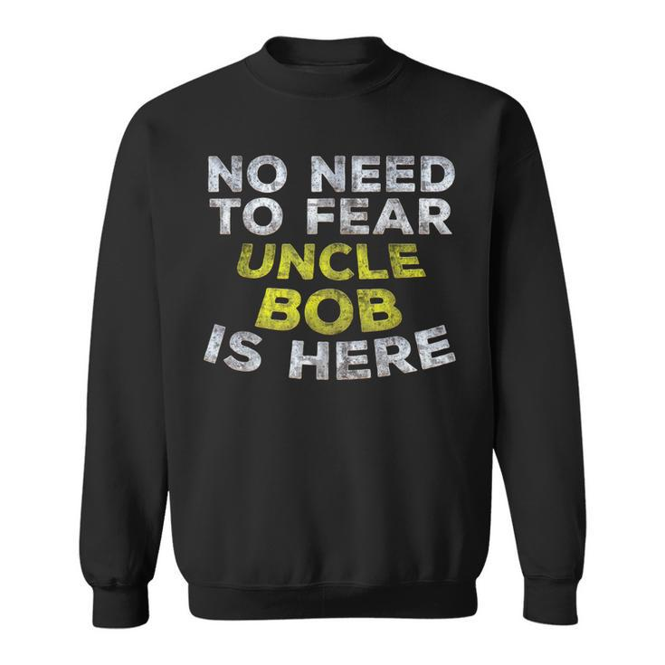 Bob Uncle Family Graphic Name Text Sweatshirt