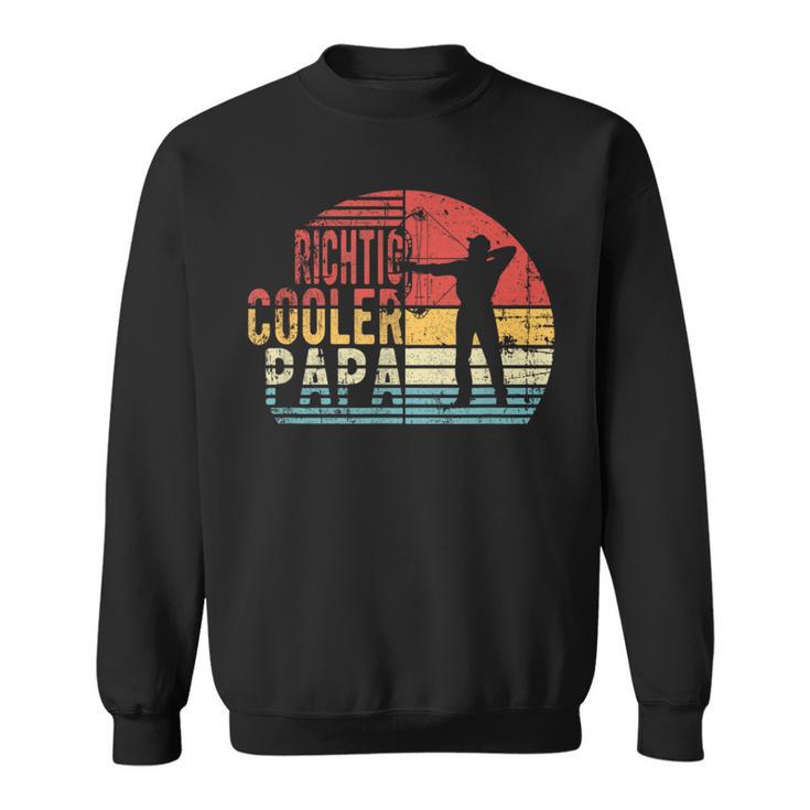 Bogenschießen Papa Bogensport Bogenschütze Sweatshirt