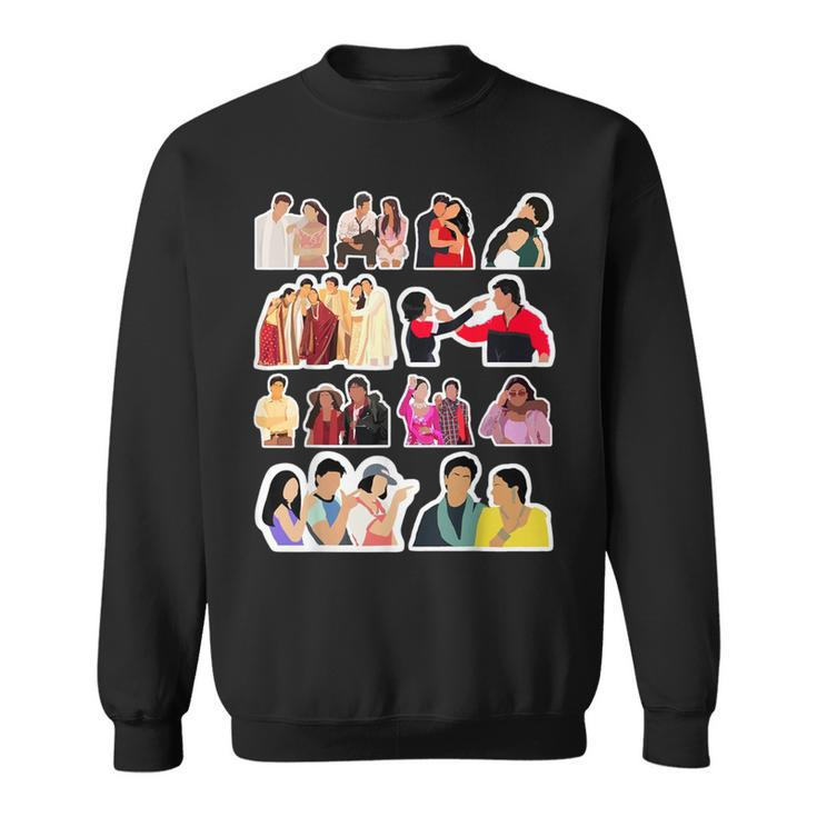Bollywood Cartoon Minimalistic Sweatshirt