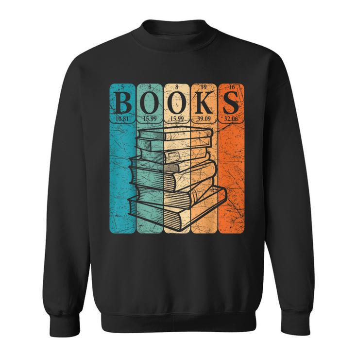 Book Reader Periodic Table Elements Nerd Bookworm Vintage Sweatshirt