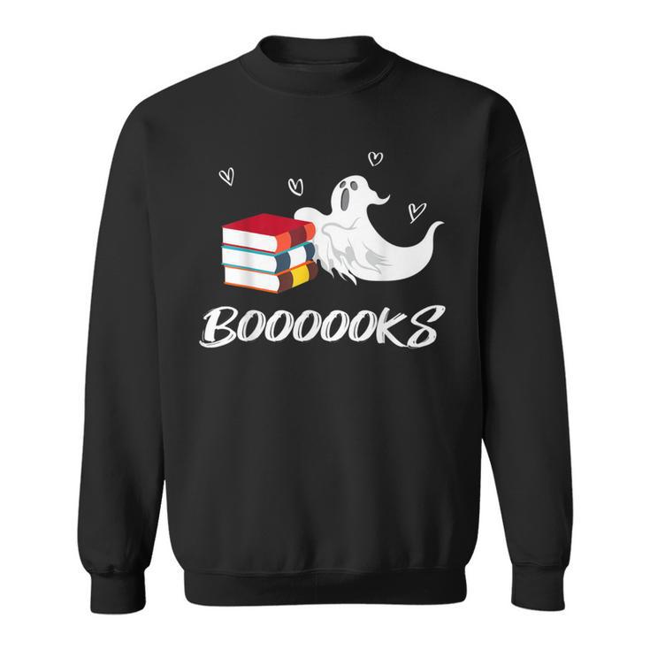 Books Boooooks Ghost Loving Cute Humor Parody Sweatshirt