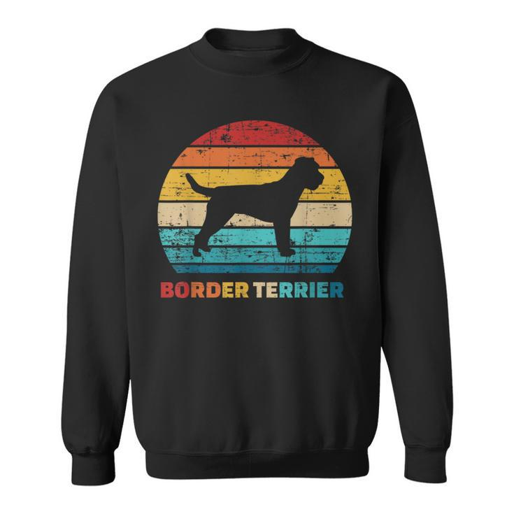 Border Terrier Vintage Retro Sweatshirt