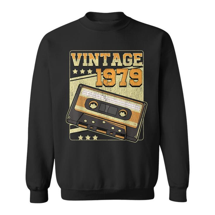 Born In 1979 Vintage Cool Birthday Sweatshirt