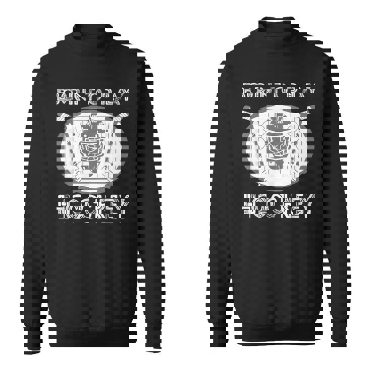Born To Play Hockey Regalo Divertido Para Jugador De Hockey Sobre Hielo Camisa de entrenamiento