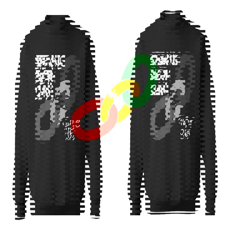 Breaking Every Chain Since 1865 Junenth Freedom Sweatshirt