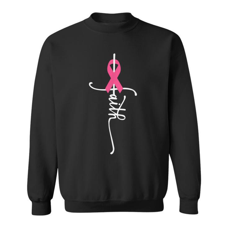 Breast Cancer Faith Breast Cancer Awareness Breast Cancer Sweatshirt