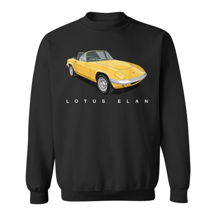 British Classic Super Cars Lotus Elan Sweatshirt