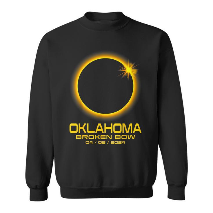 Broken Bow Oklahoma Ok Total Solar Eclipse 2024 Sweatshirt