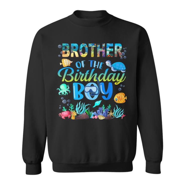 Brother Of The Birthday Boy Sea Fish Ocean Animals Aquarium Sweatshirt