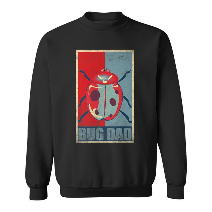 Bug Dad Ladybug Lover Cute Dad Fathers Day Sweatshirt