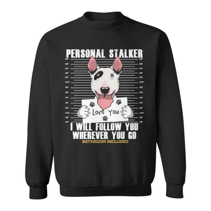 Bull Terrier Dog Lover Cartoon Sweatshirt