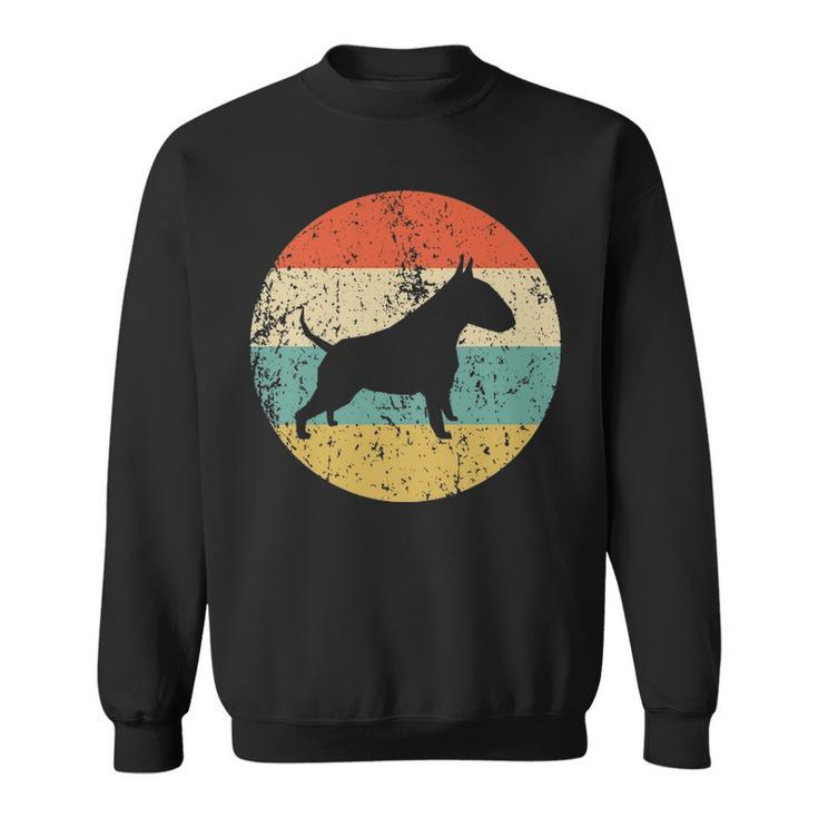 Bull Terrier  Vintage Retro Bull Terrier Dog Sweatshirt