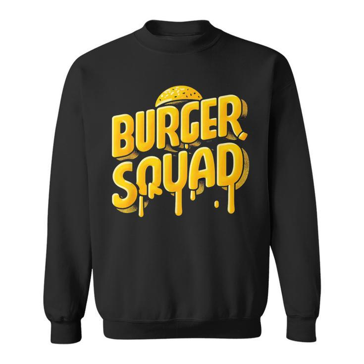 Burger Squad Lover Fast Food Vintage Sweatshirt