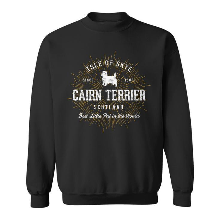 Cairn Terrier For Dog Lovers Vintage Cairn Terrier Sweatshirt