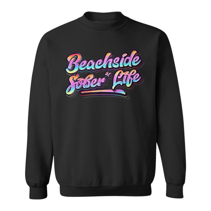 California Sober Recovery Legal Implications Retro Style Sweatshirt