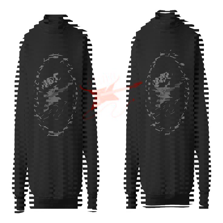 Camisa Heavy Rock Band Para Hombre Guitarra Djent Manga Larga Camisa de entrenamiento