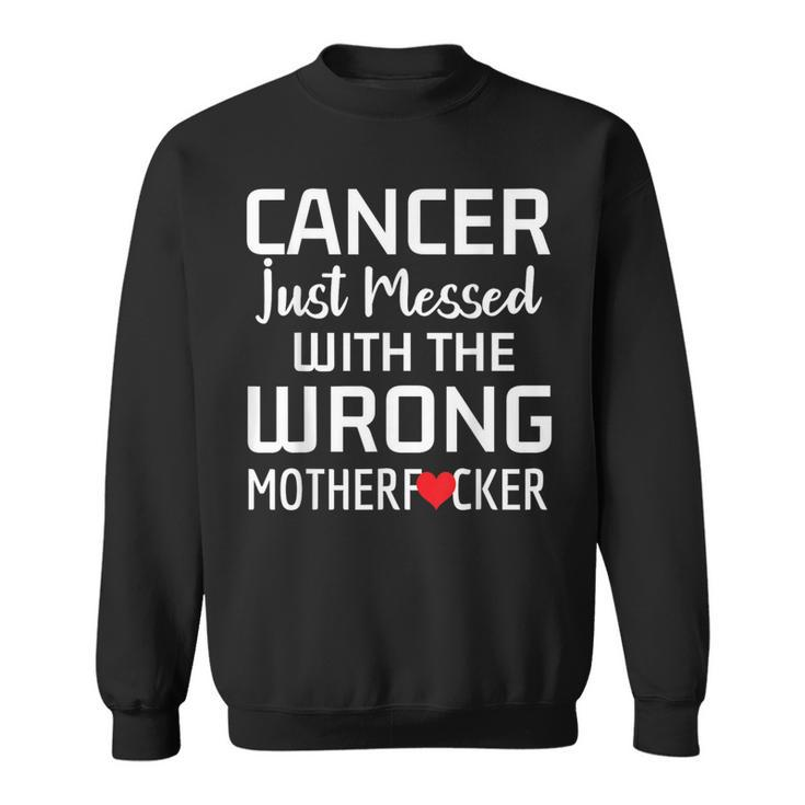 Cancer Awareness Support Get Well Cancer Fighter Survivor Sweatshirt