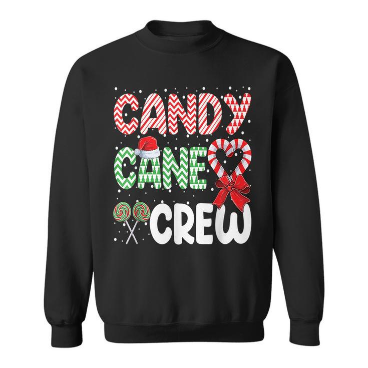 Candy Cane Crew Christmas Sweet Candy Merry Xmas Sweatshirt