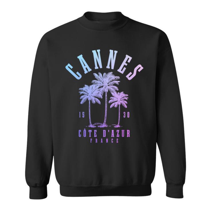 Cannes Côte D'azur France Frenchintage Sweatshirt