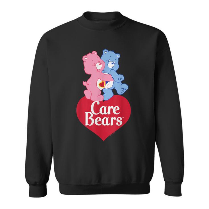 Care Bears Love-A-Lot Bear & Grumpy Valentine Hug Logo Sweatshirt