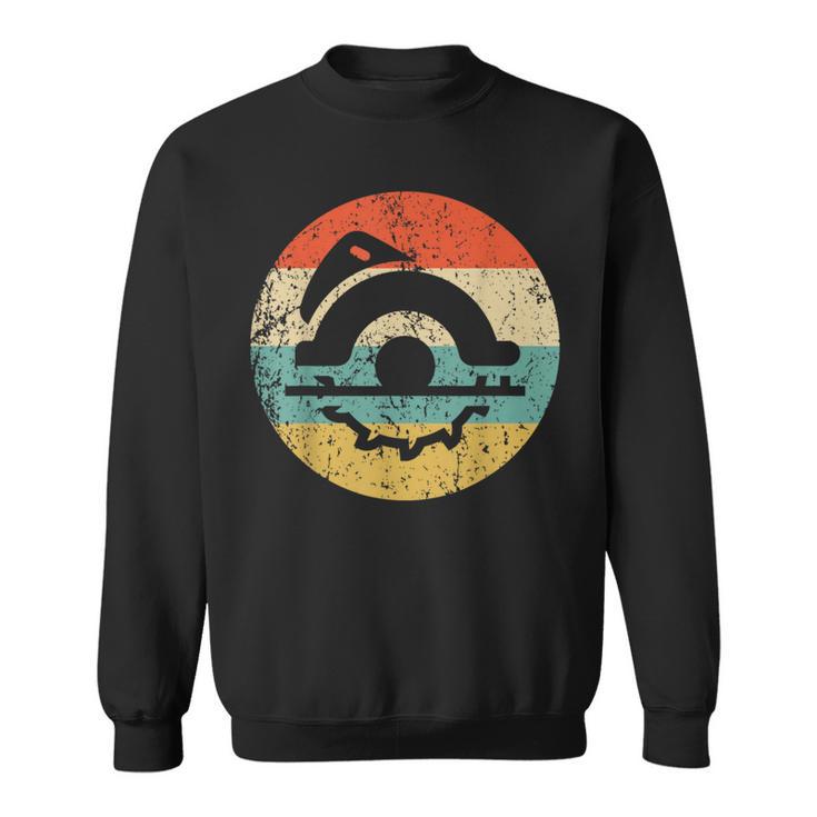 Carpenter Vintage Retro Circular Saw Sweatshirt