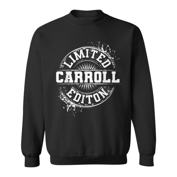 Carroll Surname Family Tree Birthday Reunion Idea Sweatshirt