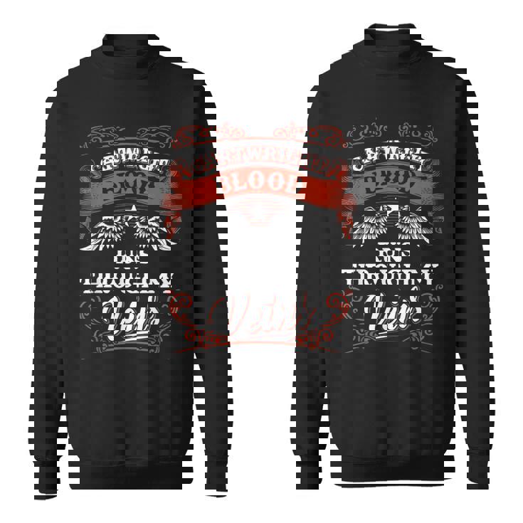 Cartwright Blood Runs Through My Veins Youth Kid 2K3td Sweatshirt