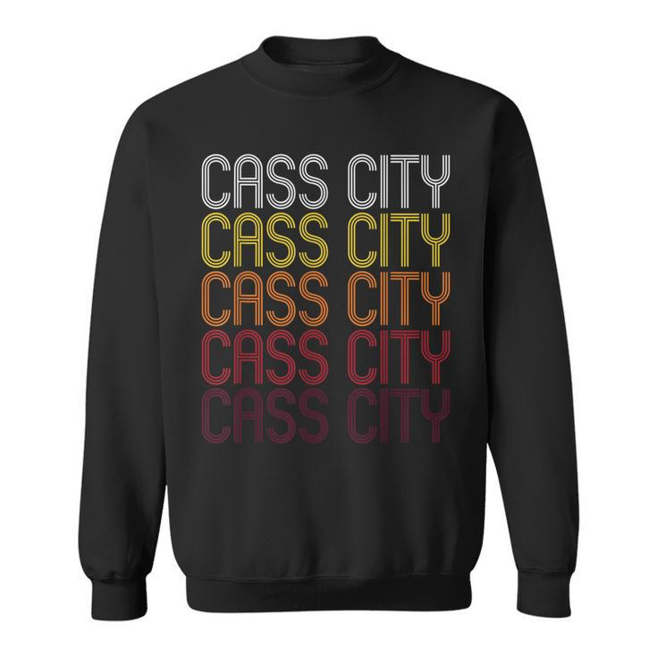 Cass City Mi Vintage Style Michigan Sweatshirt