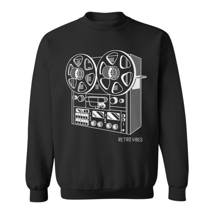 Cassette Tape Reel To Reel Analog Sound System Sweatshirt