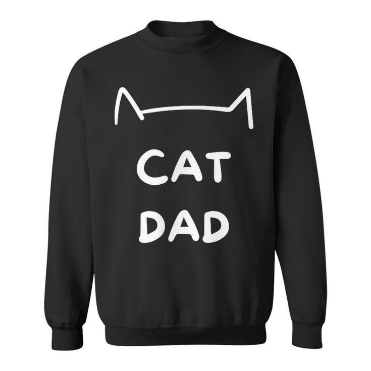 Cat Dad Cat Cute Men Sweatshirt