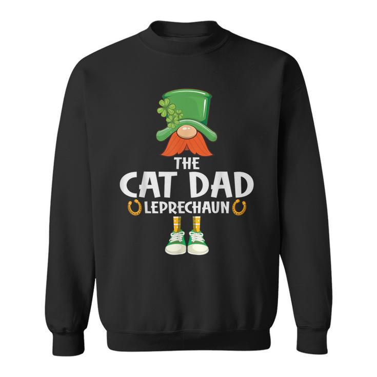 The Cat Dad Leprechaun Saint Patrick's Day Party Sweatshirt