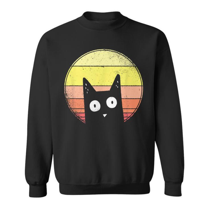 Cat Kitten Cat Retro Vintage Sweatshirt