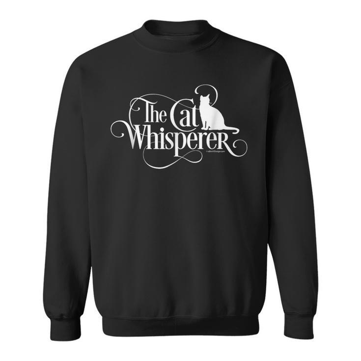The Cat Whisperer Cat Lover Sweatshirt