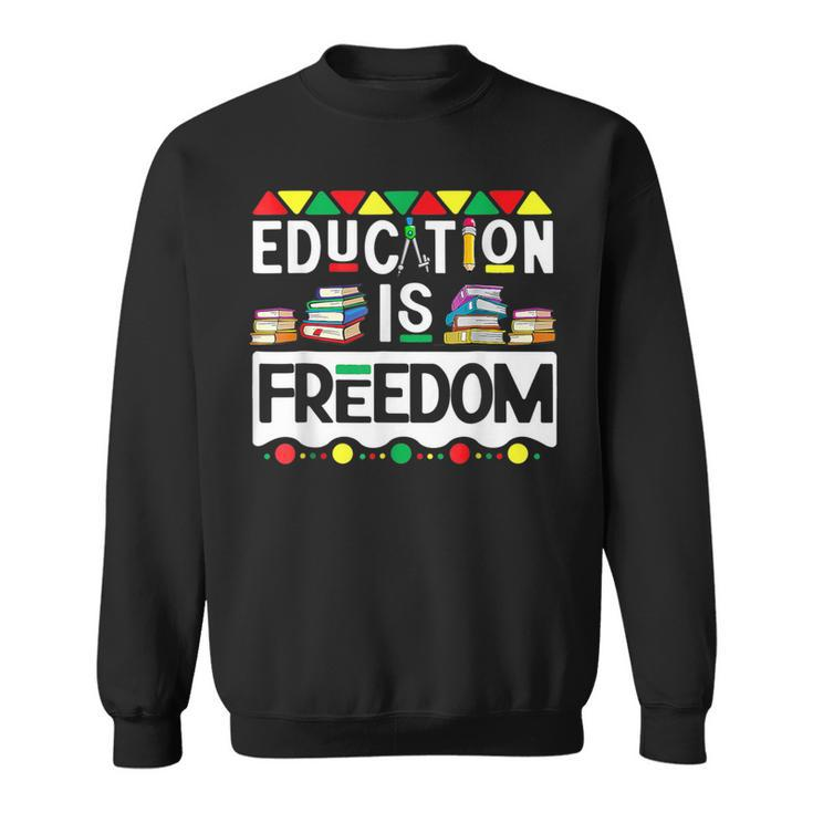 Celebrate Black History Month I Teach Black History Teacher Sweatshirt