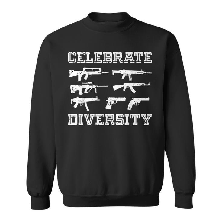 Celebrate Diversity Different Gun Gun Lovers Sweatshirt