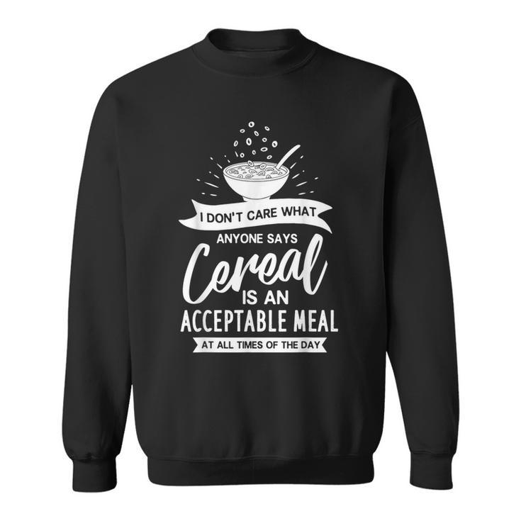 Cereal Killer Bowl Box Breakfast Sweatshirt