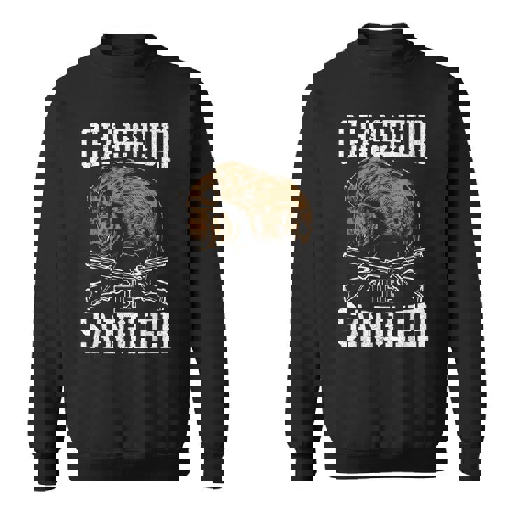Chasseur De Sanglier Chasse Humour Cadeau Chasseur Sweater e