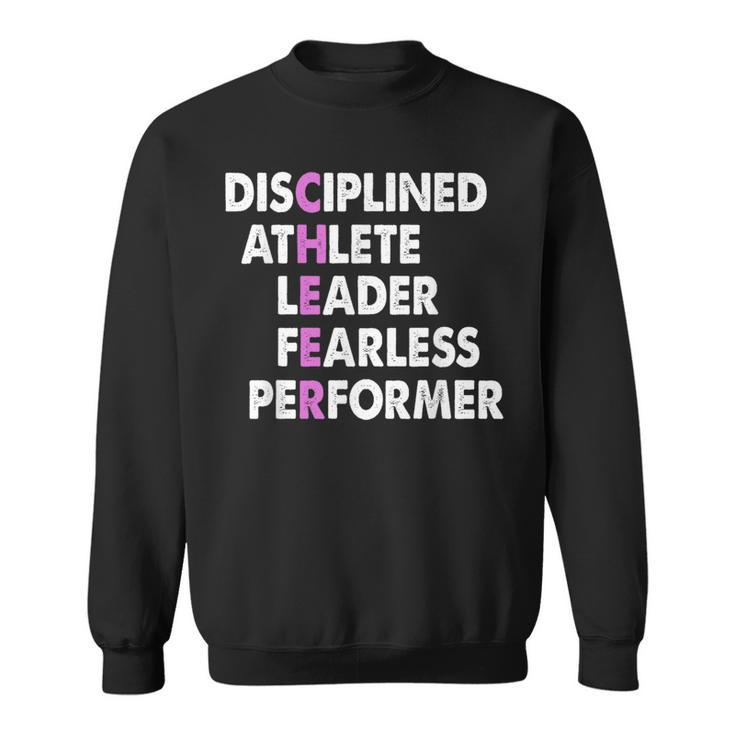 Cheer Coach Cheer Acronym Fearless Leader Sweatshirt