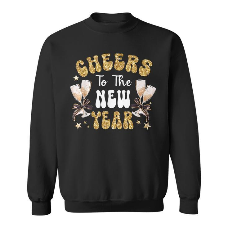 Cheers To The New Year 2024 Champagne Happy New Year 2024 Sweatshirt