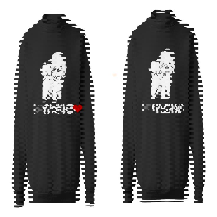 Chemise Bichon Frise I Love My Bichon Sweater e