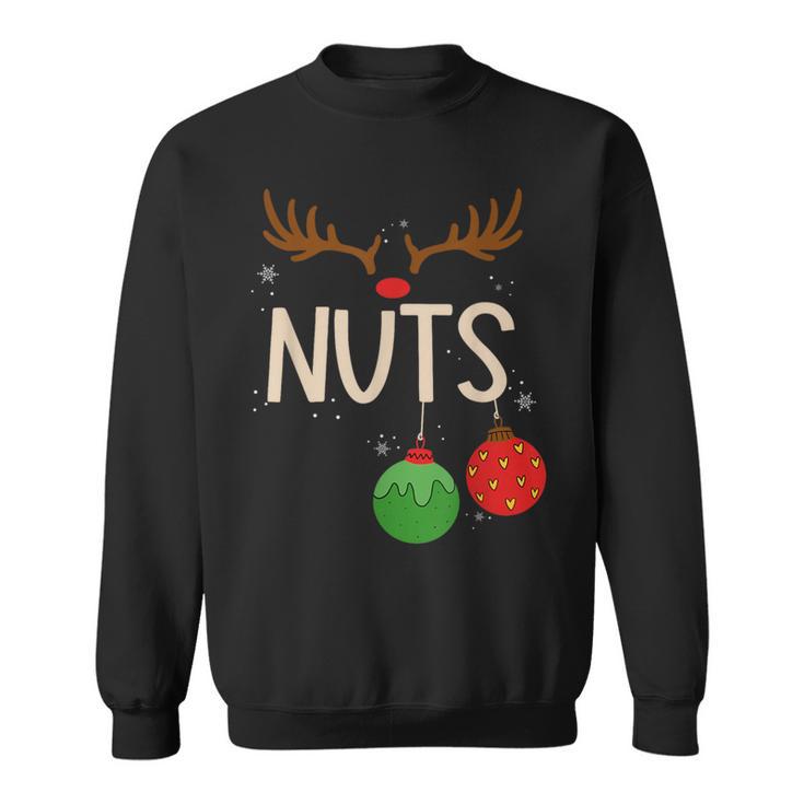 Chest Nuts Christmas Matching Couple Chestnuts Sweatshirt