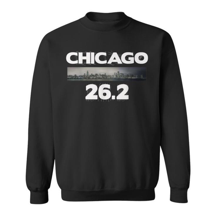 Chicago 262 Miles Marathon Runner Running Sweatshirt