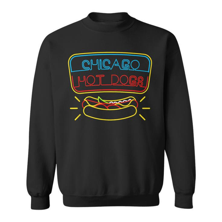 Chicago Hot Dogs & Bbq Condiments Sweatshirt