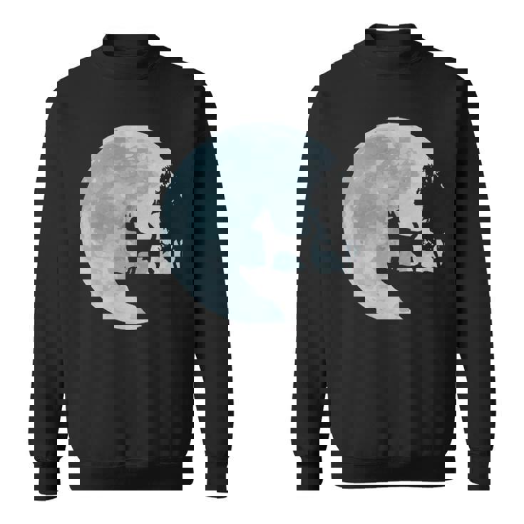 Chihuahua Dog Full Moon Love Sweet Puppy Owner Cute Pet Sweatshirt