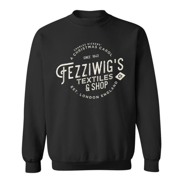 Christmas Carol Fezziwigs Scrooge Holiday Sweatshirt