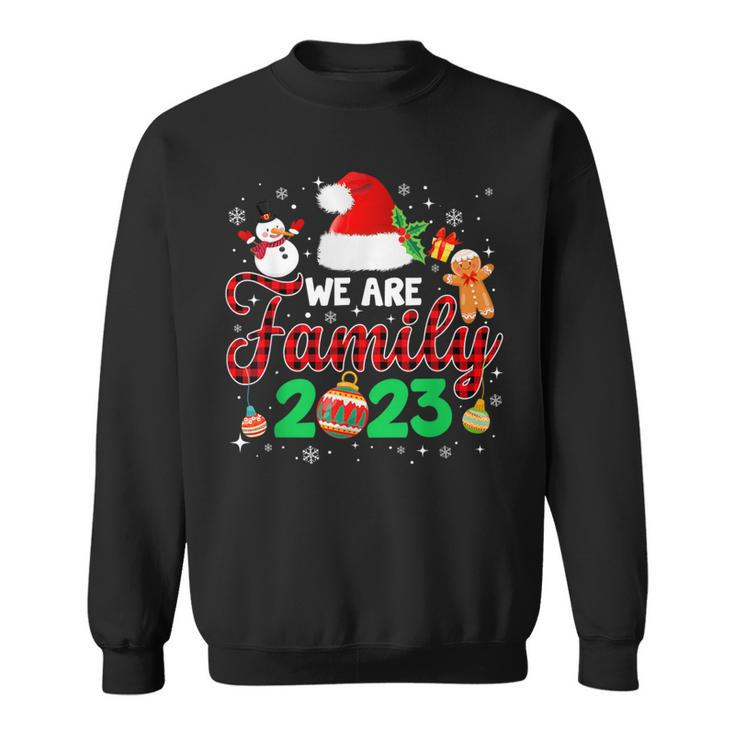 Christmas Family Matching 2023 Santa Hat Xmas Holiday Sweatshirt