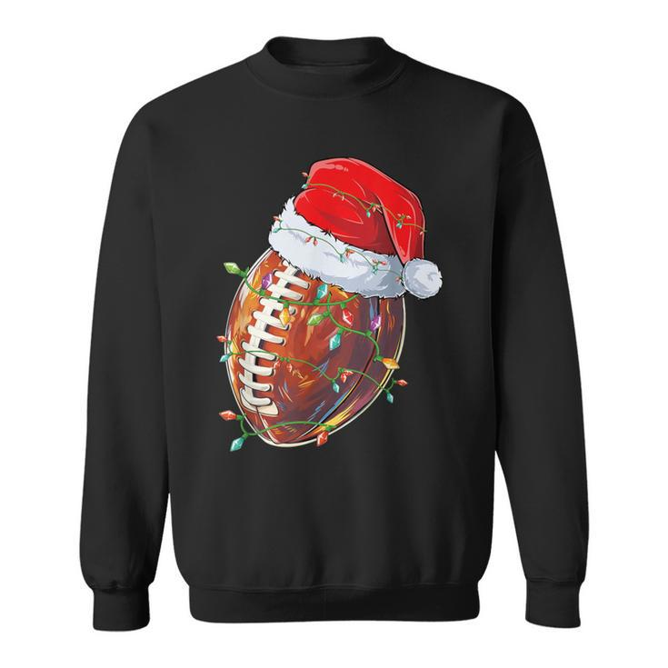 Christmas Football Team Santa Sports For Boys Sweatshirt