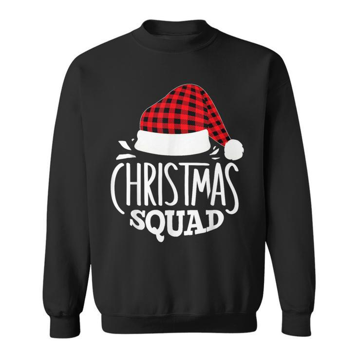 Christmas Squad Family Group Matching Christmas Pajama Party Sweatshirt