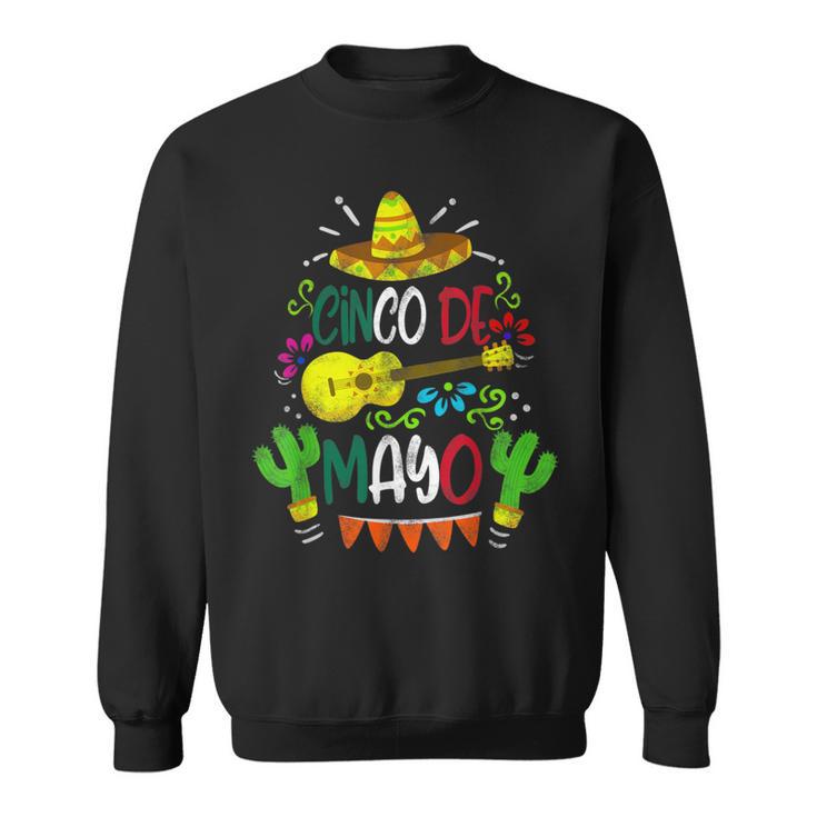 Cinco De Mayo Fiesta Taco Latino Music Mexican Sombrero Sweatshirt